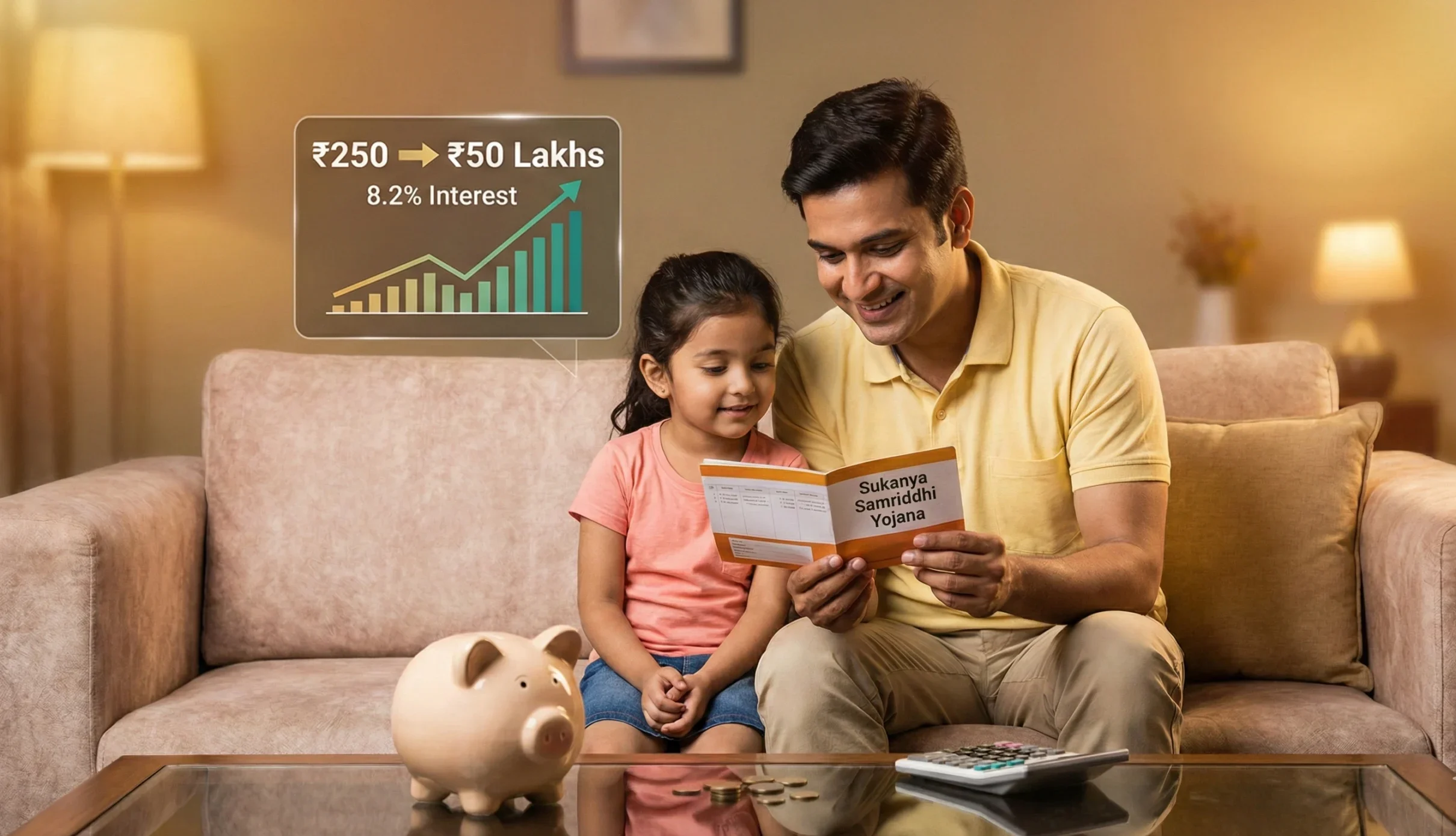 Sukanya Samriddhi Yojana 2026: 8.2% Interest Rate & Calculator (Best Gift for Daughter)